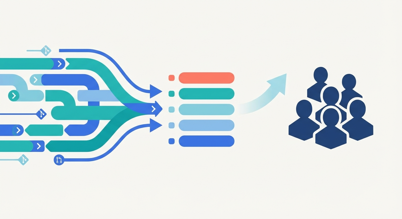 Five concise bullets emerging from a stream of code updates for investors