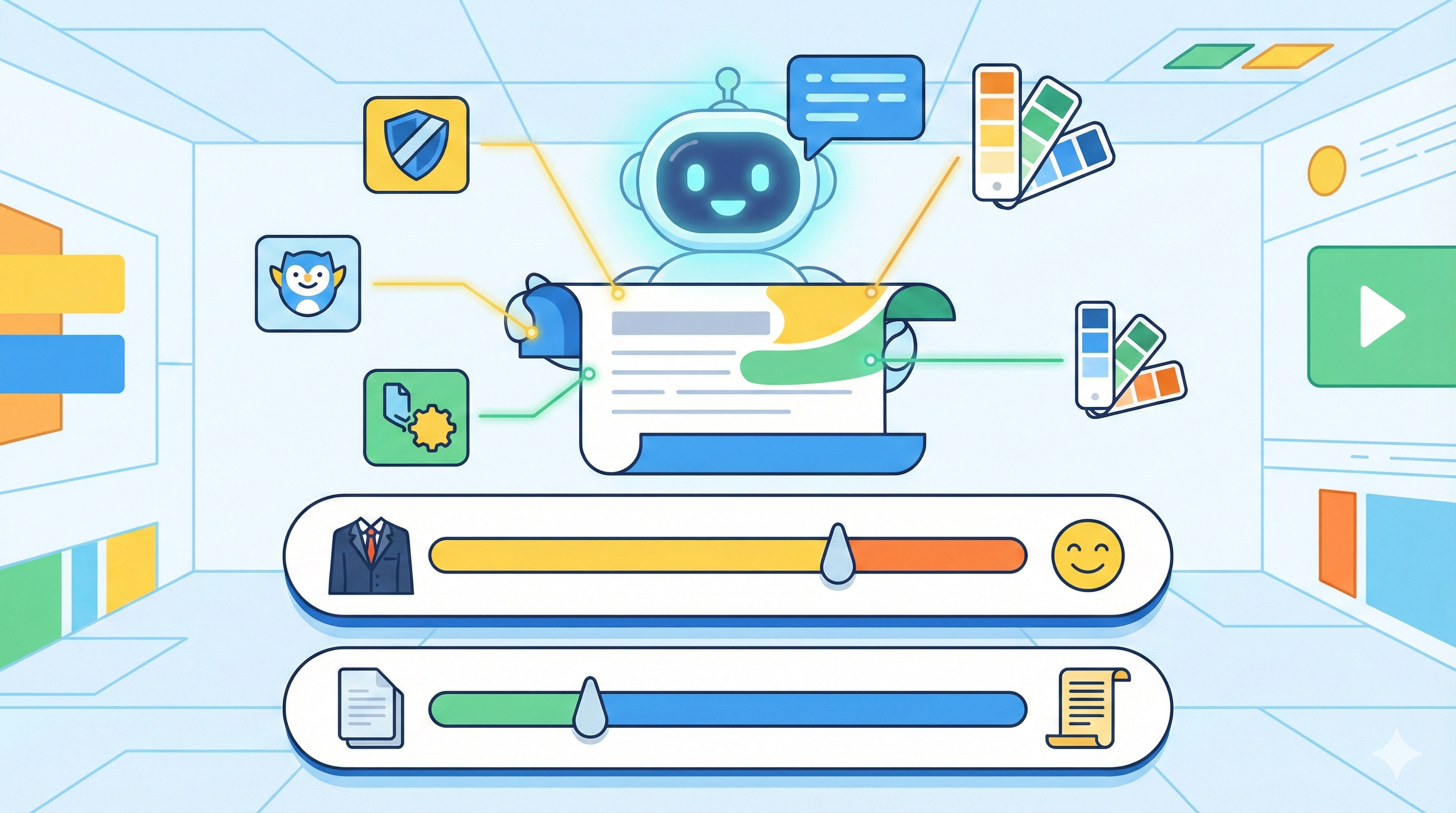 AI tailoring release notes to a brand's voice